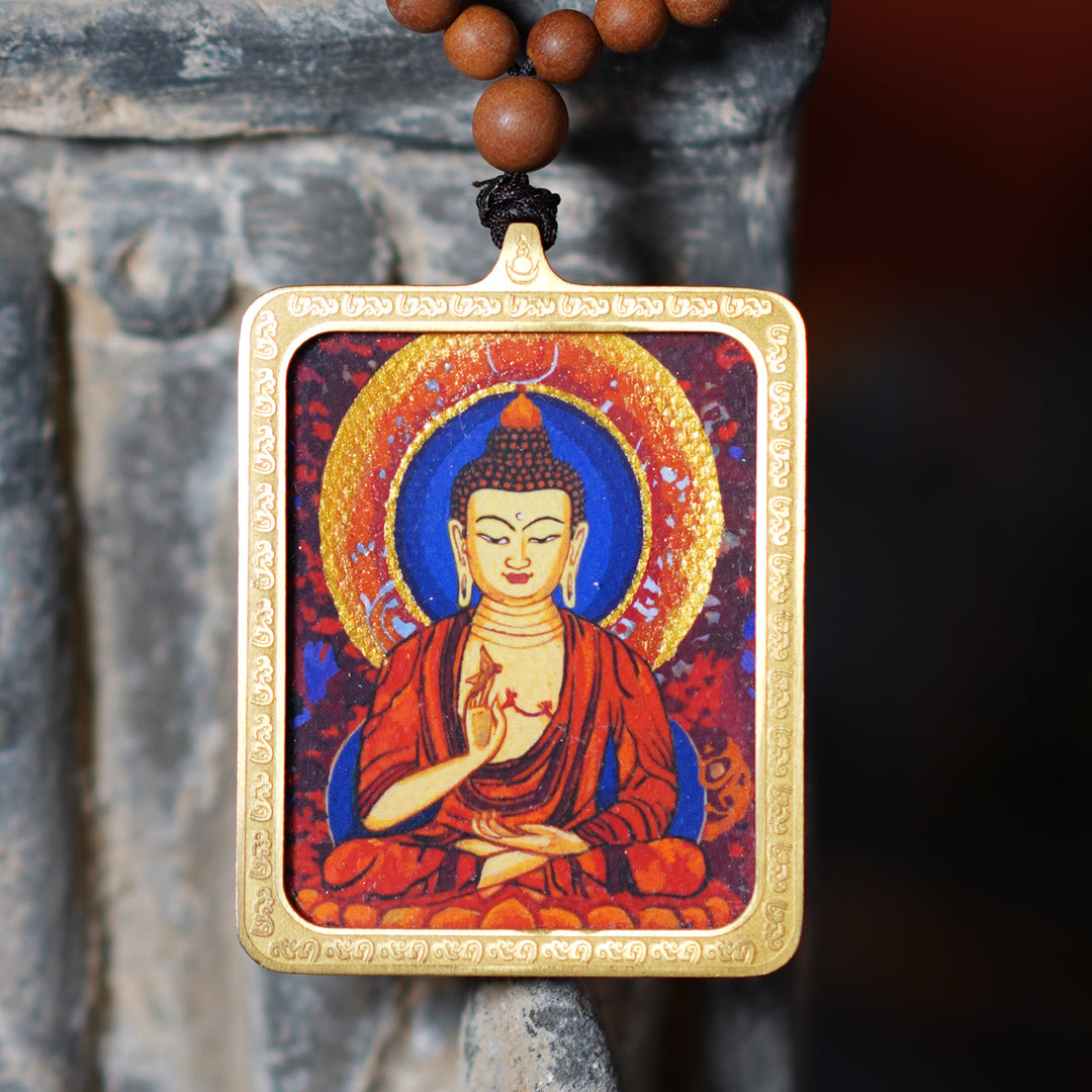 Amitabha Thangka Necklace