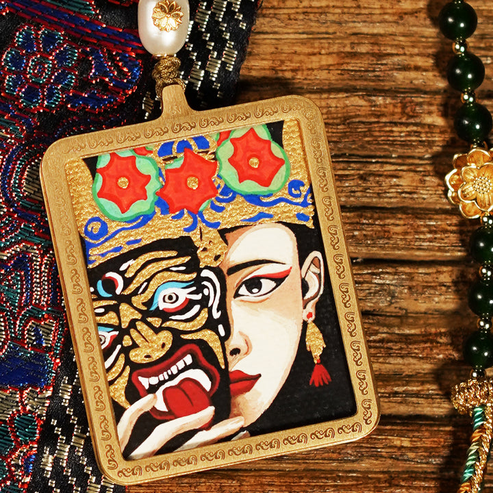 Blessed Necklace- Drashi Lhamo Necklace for Wealth