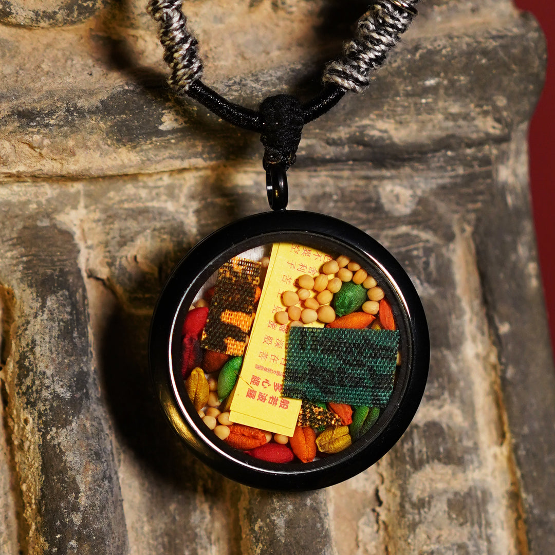 Blessed Necklace- Drashi Lhamo Necklace for Wealth