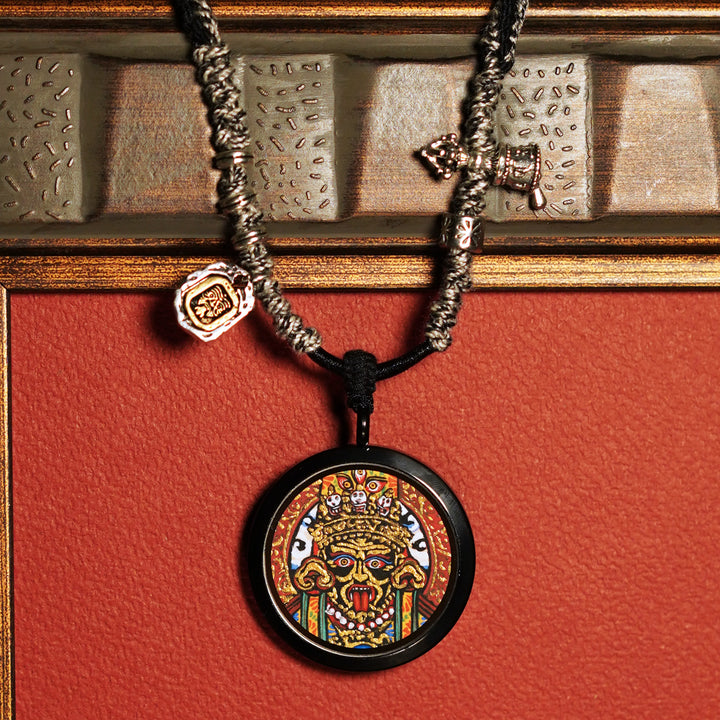 Blessed Necklace- Drashi Lhamo Necklace for Wealth