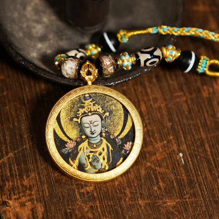 Sacred Necklace of Green Tara