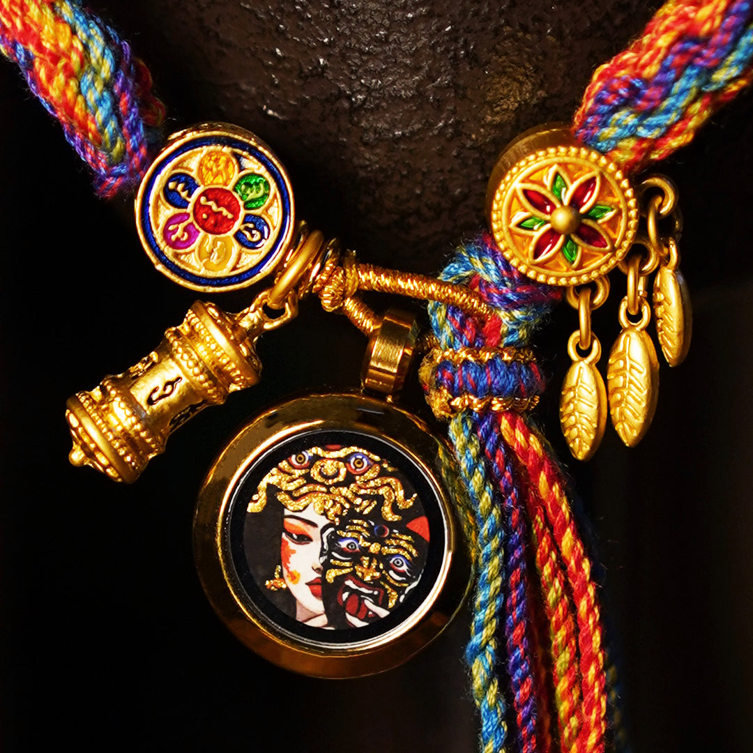 Blessed Bracelet - Drashi Lhamo Bracelet for Wealth