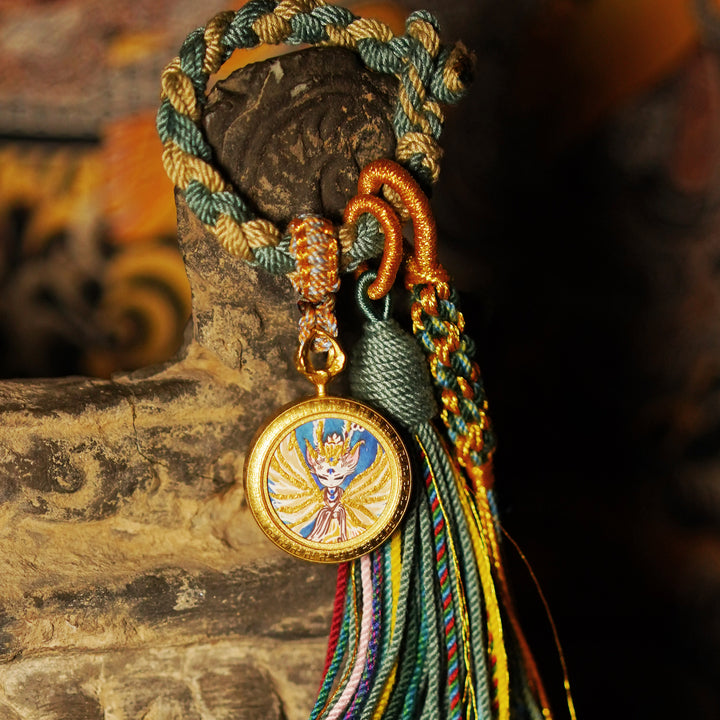 Female amulet - Nine-tailed fox handbag pendant