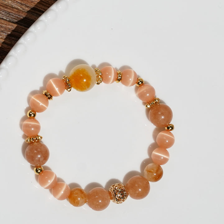 Charming Vitality Leo Moonstone Bracelet