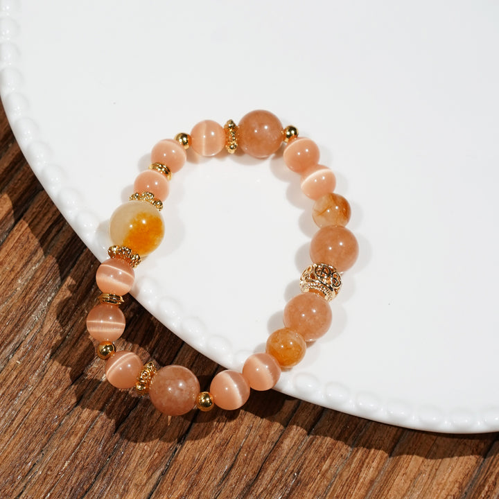 Charming Vitality Leo Moonstone Bracelet